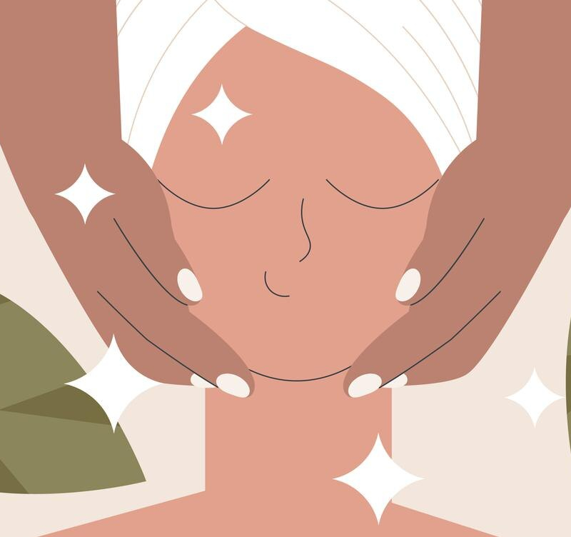 illustration massage